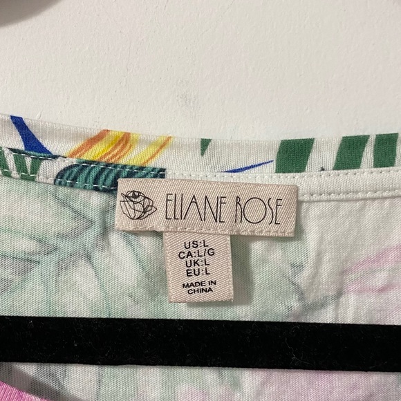 Elaine Rose Tropical Floral Print T-Shirt | Large - Picture 4 of 6